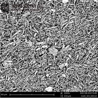Nanofibre măcinate cu oxid de zirconiu de ceriu